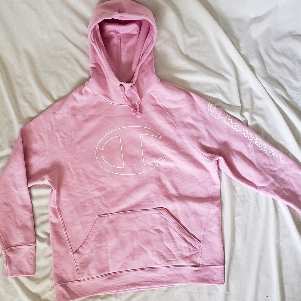 Pink Champion hoodie